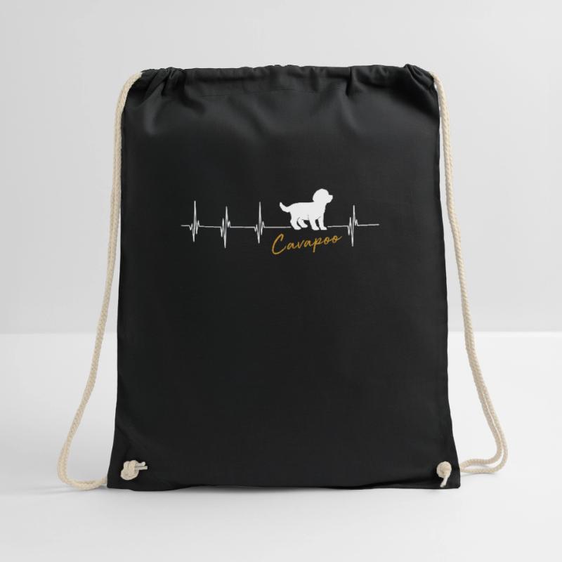 Cavapoo dog shirt gift idea Drawstring Bag