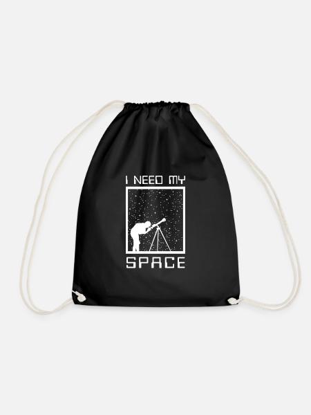 Lustiges My Space Produkt Astronomie Geschenk Astronom - Turnbeutel - Schwarz