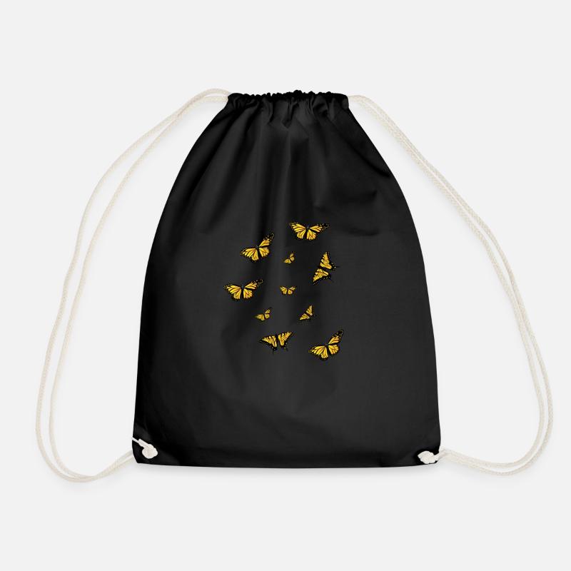 Butterfly Aesthetic - Turnbeutel - Schwarz