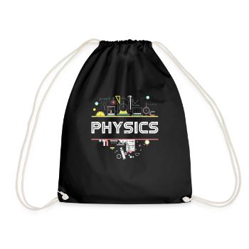 Physics quantum physics - Drawstring Bag - black - Front