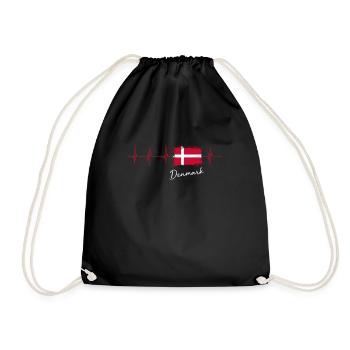Danemark Danois Danois cadeau Copenhague - Sac de sport léger - noir - Devant