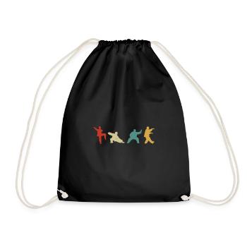 Maître de Tai Chi - Sac de sport léger - noir - Devant