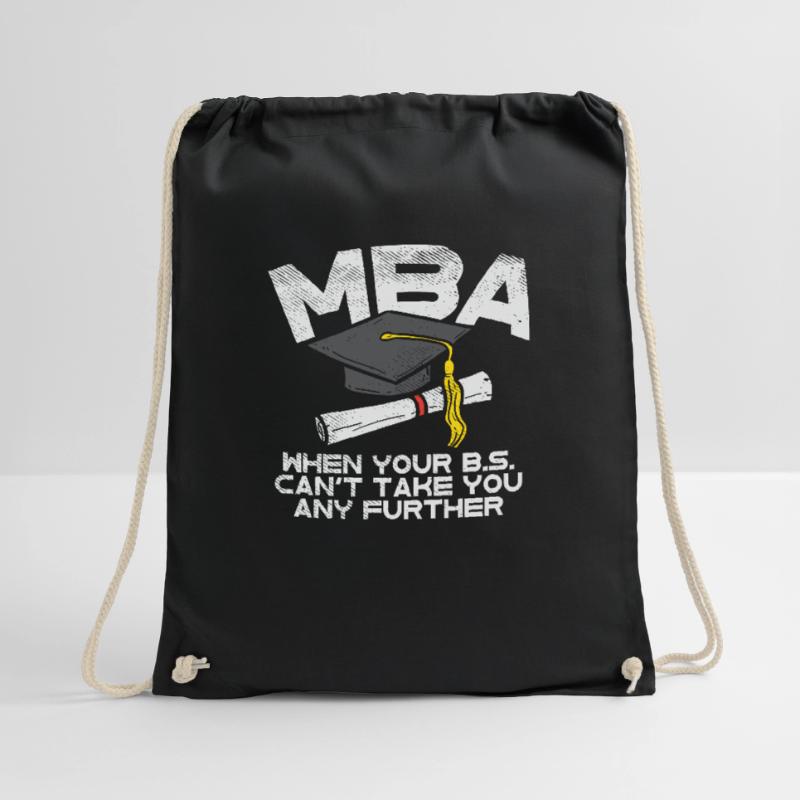 MBA Master Studium Absolvent Geschenk Turnbeutel