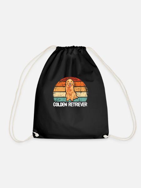 Golden Retriever - Turnbeutel - Schwarz