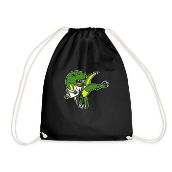 Drôle T-Rex MMA Karaté Taekwondo Dino Cadeau - Sac de sport léger - noir - Devant