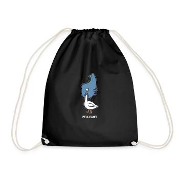 Peli-can't Zookeeper Poison - Drawstring Bag - black - Front