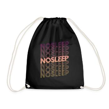 No Sleep Rave Festival EDM Techno Raven Music Goa - Sac de sport léger - noir - Devant