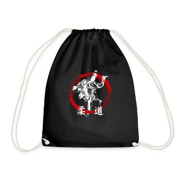 Athlète de judo - Sac de sport léger - noir - Devant