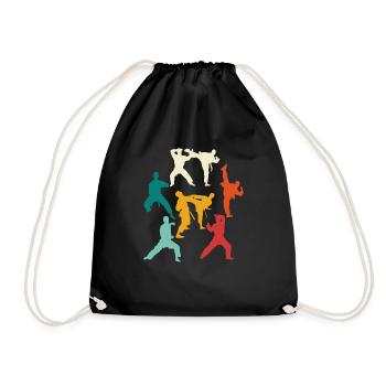 Karate Japan - Drawstring Bag - black - Front