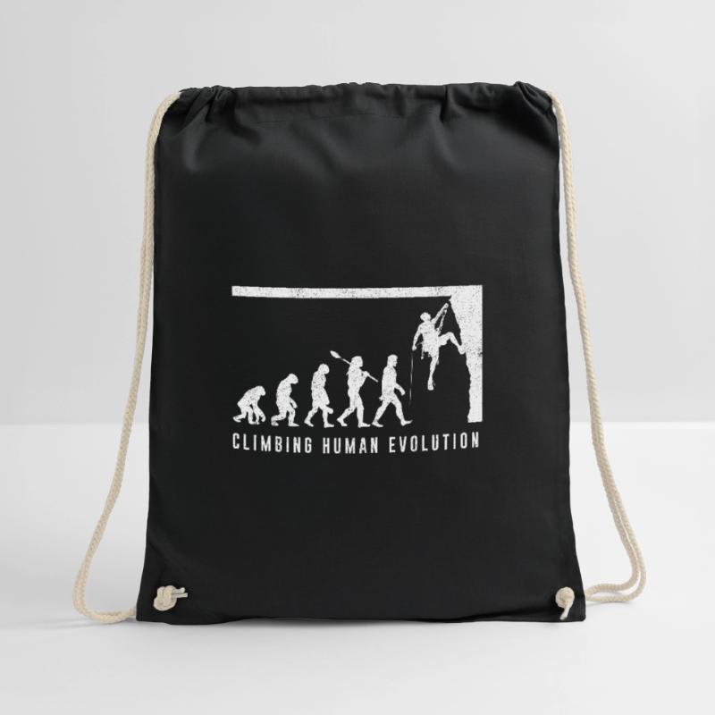 Climbing Evolution Drawstring Bag