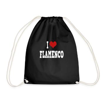 Flamenco Dance School Salsa Spain - Drawstring Bag - black - Front