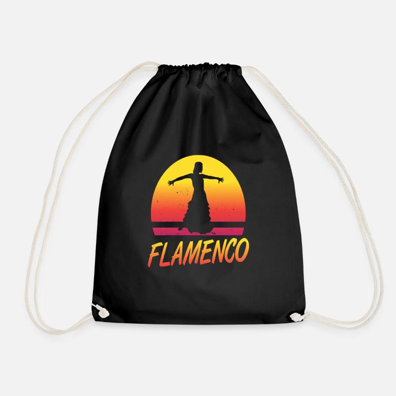 École de danse flamenco Salsa Espagne - Sac de sport léger - noir