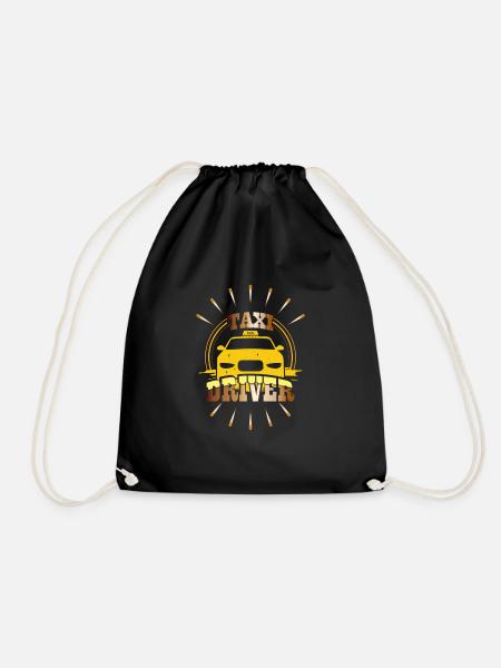 Taxi Fahrer - Turnbeutel - Schwarz