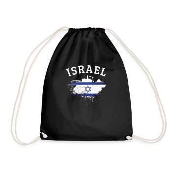 Israel - Drawstring Bag - black - Front