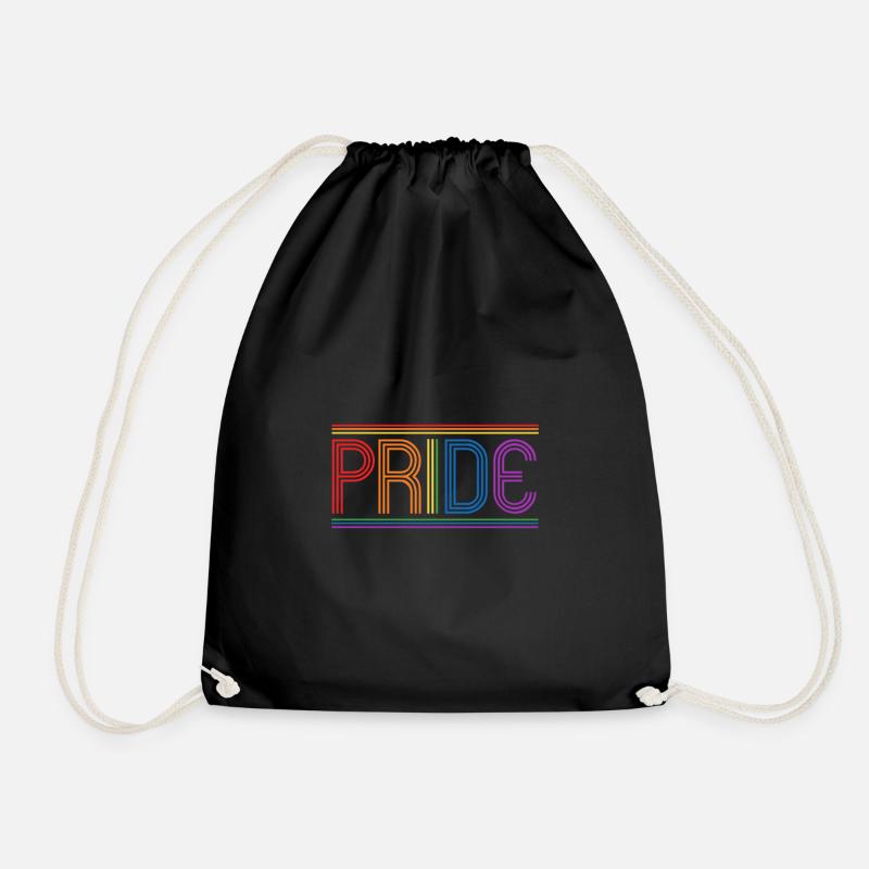 Pride - Drawstring Bag - black