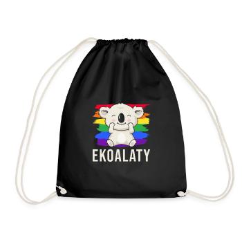 LGBT Ekoalaty - Turnbeutel - Schwarz - Vorne