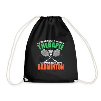 Badminton - Turnbeutel - Schwarz - Vorne