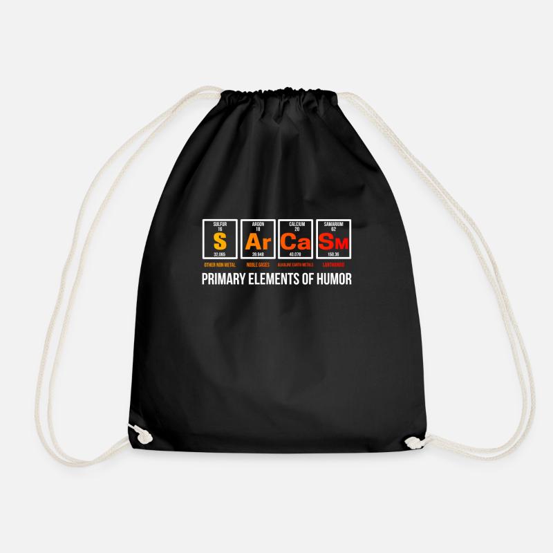 Chemie - Turnbeutel - Schwarz