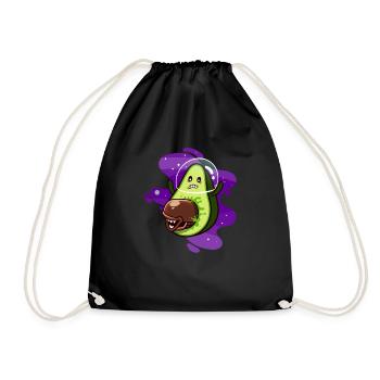 ALIEN AVOCADO Astronaut - Turnbeutel - Schwarz - Vorne