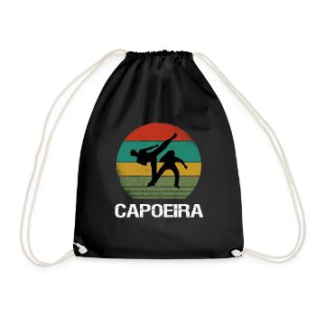 Capoeira Das ist mein Capoeira-Outfit - Turnbeutel - Schwarz - Vorne