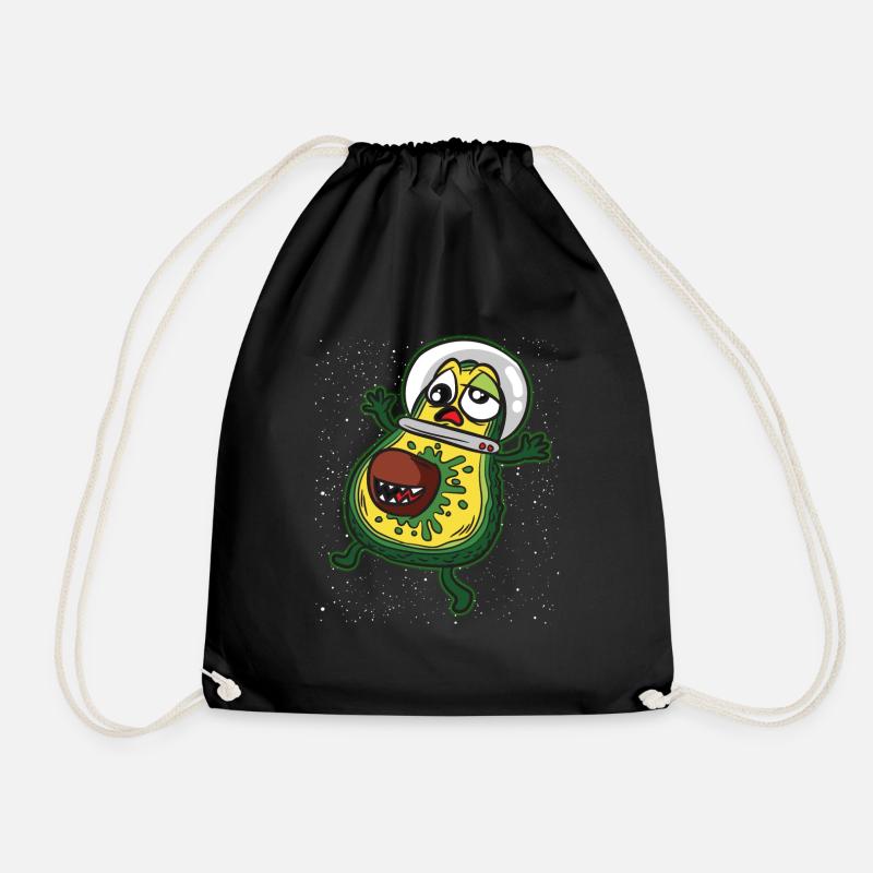 ALIEN AVOCADO Astronaut - Turnbeutel - Schwarz