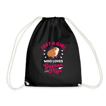 Cochon d'Inde - Sac de sport léger - noir - Devant