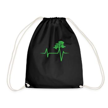 Chemise Bonsai Tree - Bonsai japonais - Junipe - Sac de sport léger - noir - Devant