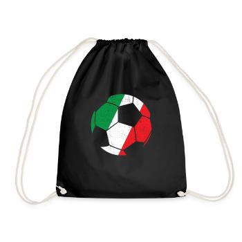 Drapeau italien - Maillot de foot - Italian Pride Shir - Sac de sport léger - noir - Devant