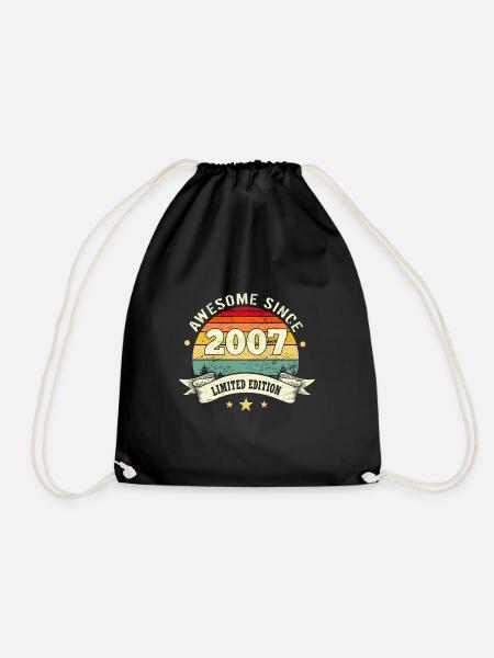 Awesome Since 2007 - Turnbeutel - Schwarz