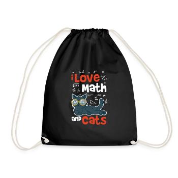 Mathématiques - Sac de sport léger - noir - Devant