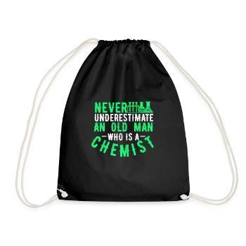 chimie - Sac de sport léger - noir - Devant