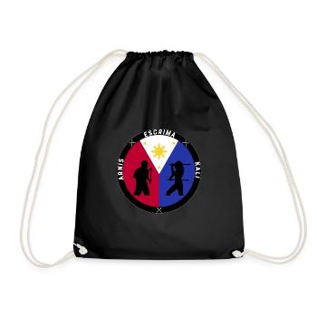 Escrima Arnis Kali - Turnbeutel - Schwarz - Vorne
