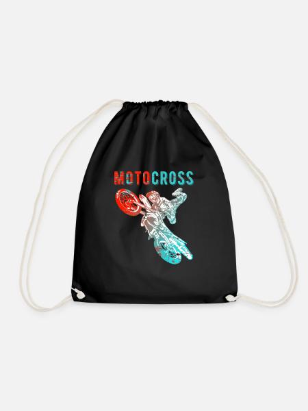 Motocross cadeau enfants dirt bike supercross - Sac de sport léger - noir