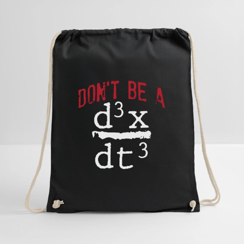 Funny nerd math physics joke math geek Drawstring Bag