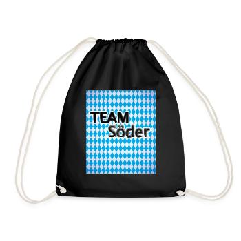 Team Söder Bayern Münchner - Turnbeutel - Schwarz - Vorne