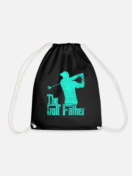 Golf Golf Vater Golfspieler - Turnbeutel - Schwarz