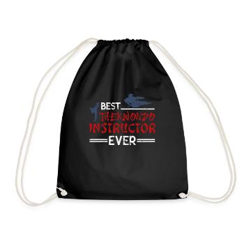 Taekwondo - Drawstring Bag - black - Front