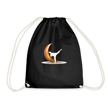 Taekwondo Korea competition - Drawstring Bag - black - Front