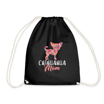 Cadeau drôle de propriétaire de chien de maman de chien de chihuahua - Sac de sport léger - noir - Devant