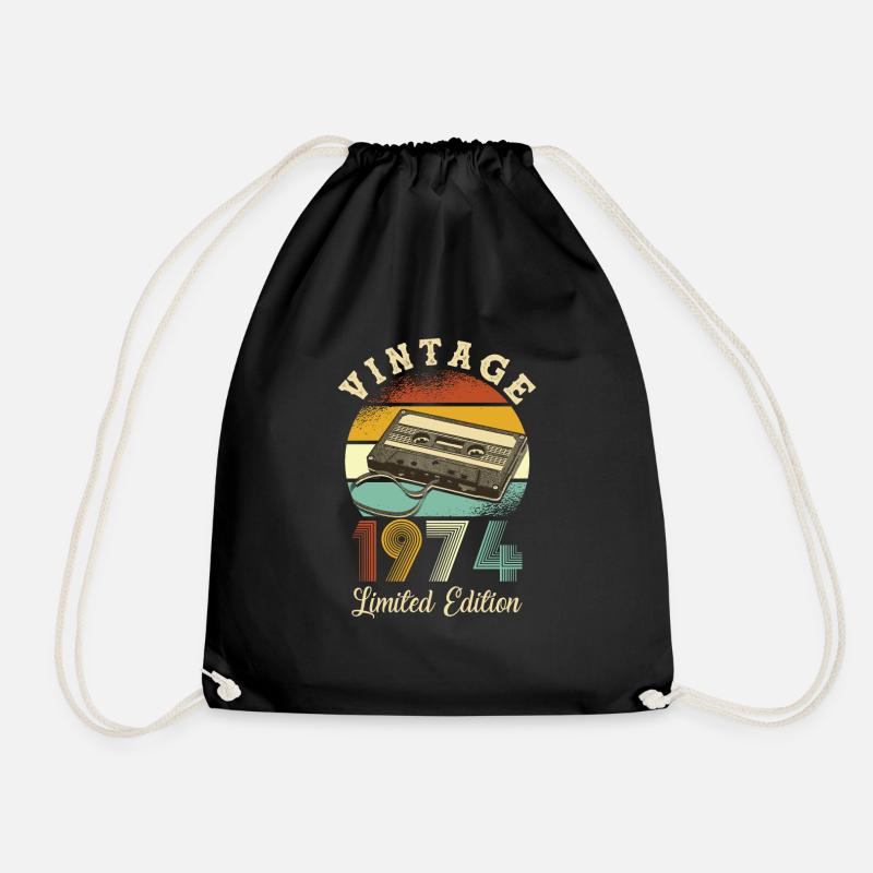 Vintage 1974 - Turnbeutel - Schwarz