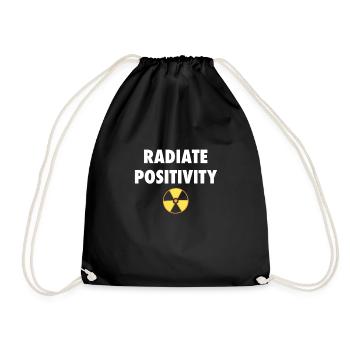 Radiologue radiologue positivité radiologue cadeau R - Sac de sport léger - noir - Devant