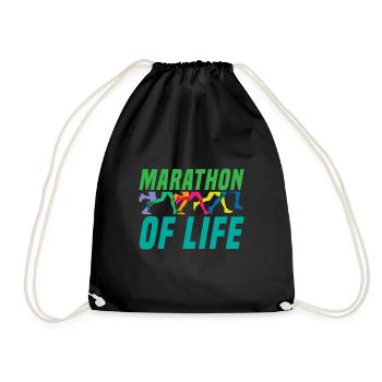 Marathon de course à pied - Sac de sport léger - noir - Devant