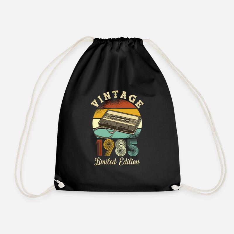 Vintage 1985 - Turnbeutel - Schwarz