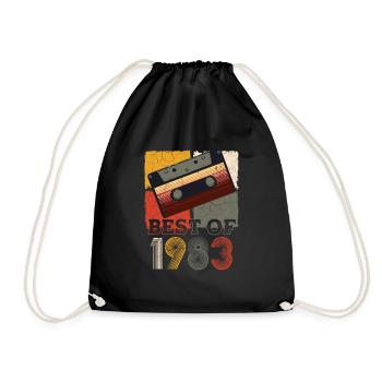 Best of 1983 - Drawstring Bag - black - Front