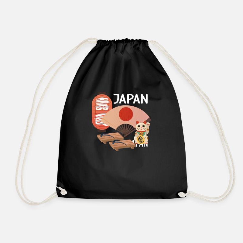 Japan - Turnbeutel - Schwarz
