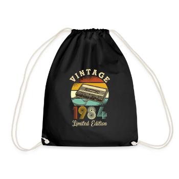 Vintage 1984 - Sac de sport léger - noir - Devant