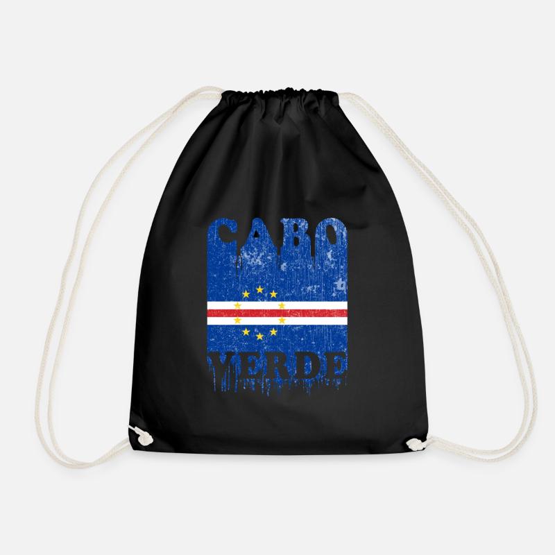 Cabo Verde 2020 Cap Verde Afrika Flagge Fahne - Turnbeutel - Schwarz