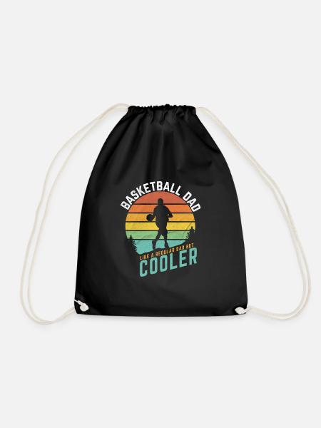 Basketball Dad - Turnbeutel - Schwarz