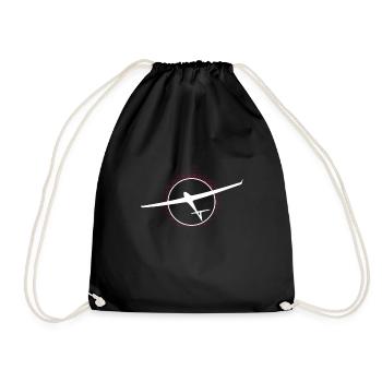 Glide Into The Cricle Soaring - Drawstring Bag - black - Front