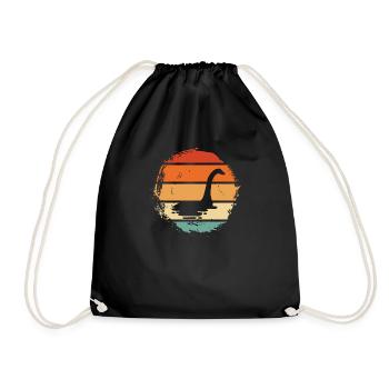 Loch Ness Monster - Drawstring Bag - black - Front